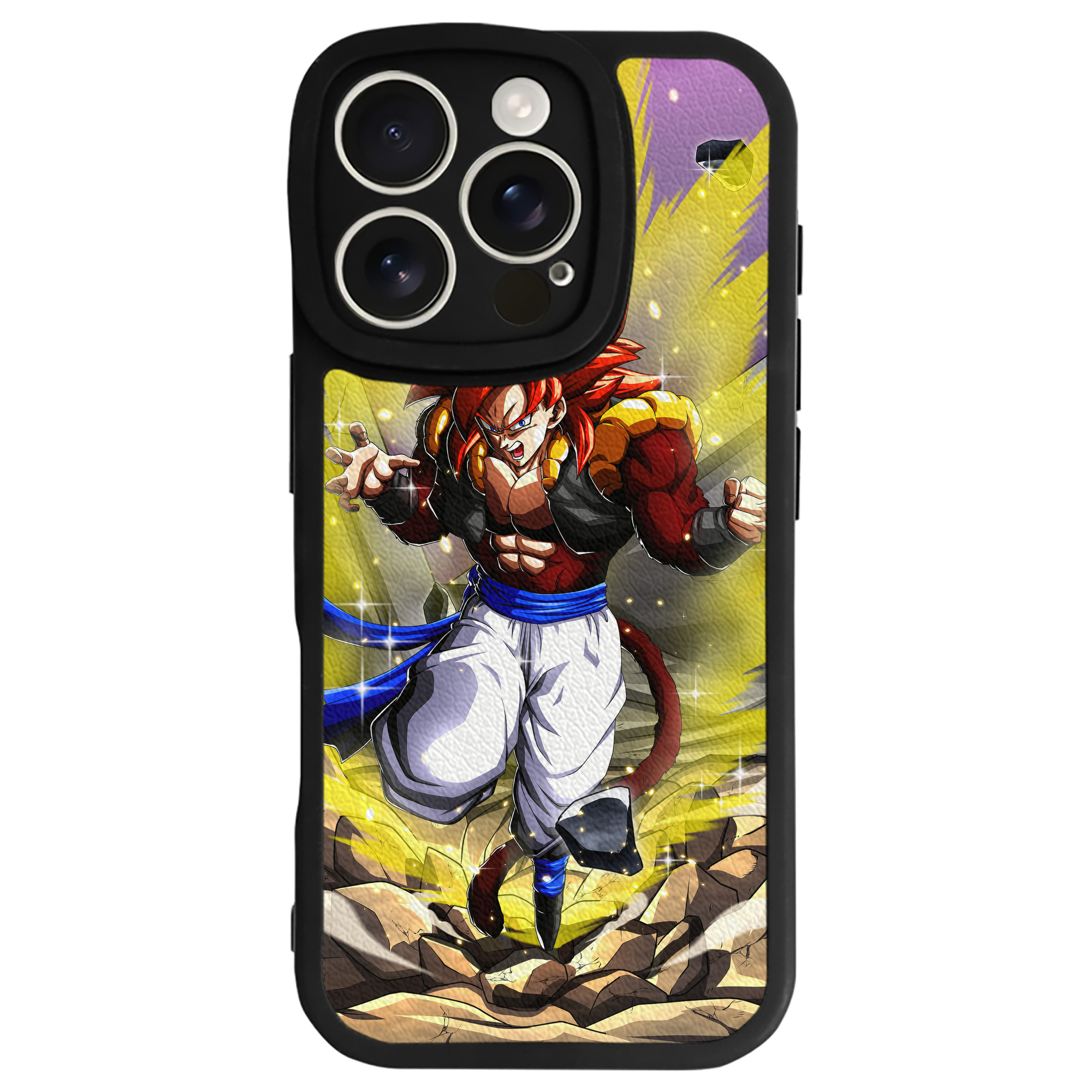 （画像用） ドラゴンボール DRAGON BALL 【iPhone 16シリーズ対応】シリコンスマホケース（レザー調） 材質：シリコン